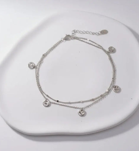 Chaine de cheville Stella Signé Flore